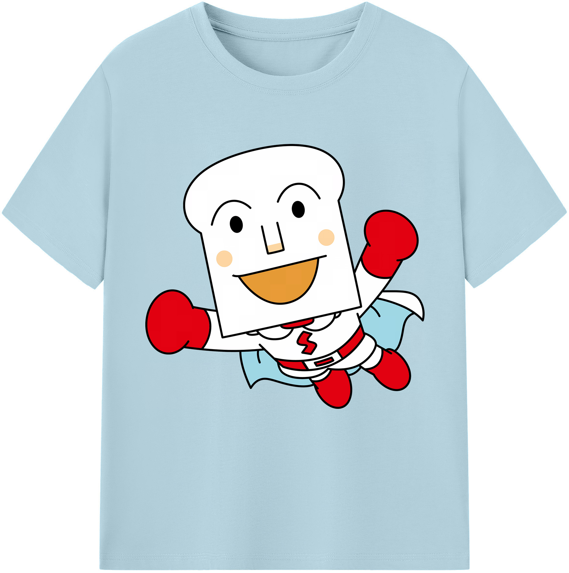 （画像用） アンパンマン Anpanman 綿100％半袖Tシャツ（フロントプリント）
